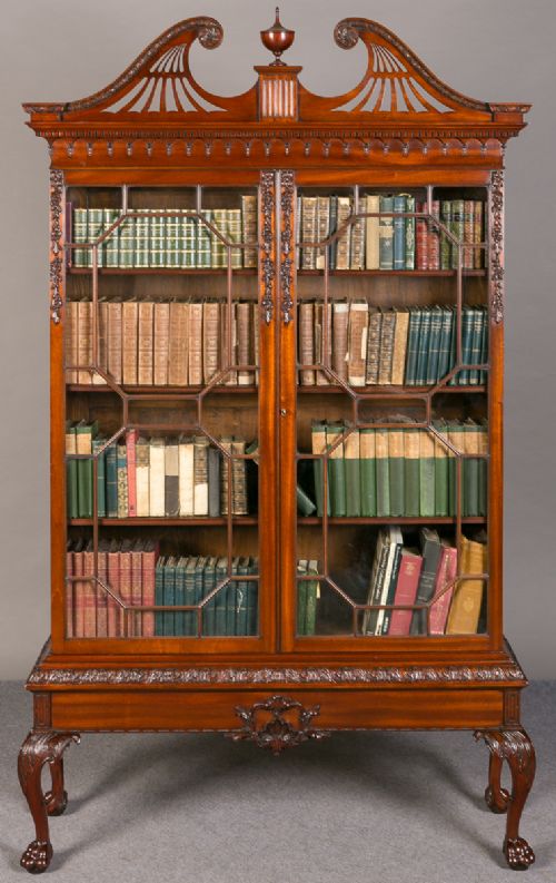 Fine Chippendale Revival Bookcase