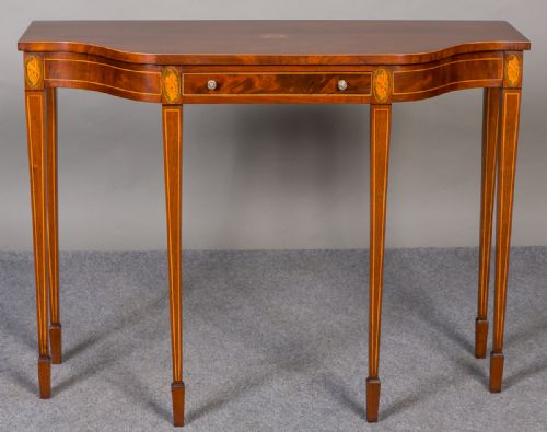 Inlaid Mahogany Console/side/hall Table