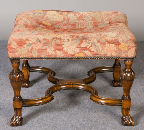 William & Mary Style Stool