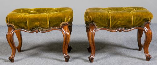 Pair of Victorian Footstools
