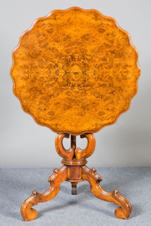 Large Burr Walnut Occasional Table