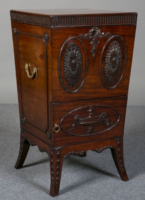 Unusual Antique Mahogany Cellaret