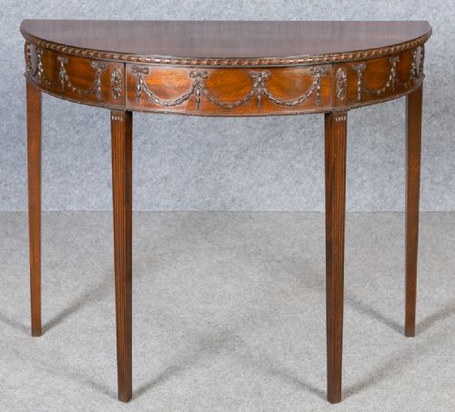 Mahogany Console Table