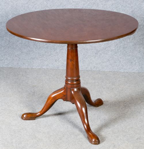 George III Mahogany Snap Top Occasional Table