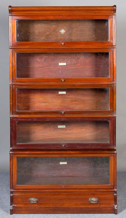 Mahogany Globe Wernicke Bookcase