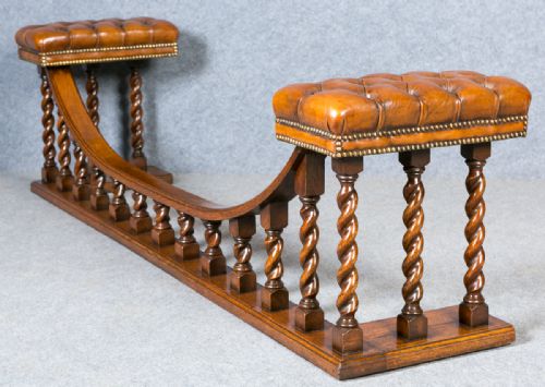 Large Antique Oak Club Fender