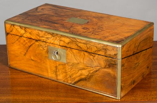 Large Victorian Writing Box with Secret Drawers