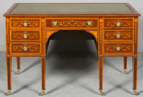 Fine Edwards and Roberts Inlaid Desk.