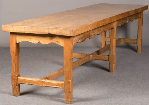 Large Country House Pine Refectory Table