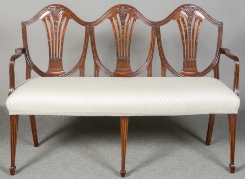 Hepplewhite Chair Back Settee