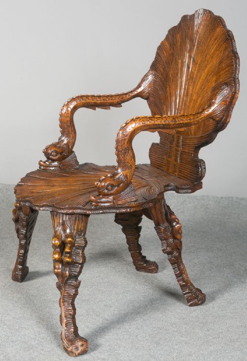 Venetian Grotto Fantasy Chair