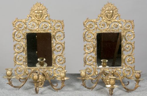 Pair of 19th. Century Girandole