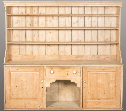 Large Antique Country House Pine Dresser.