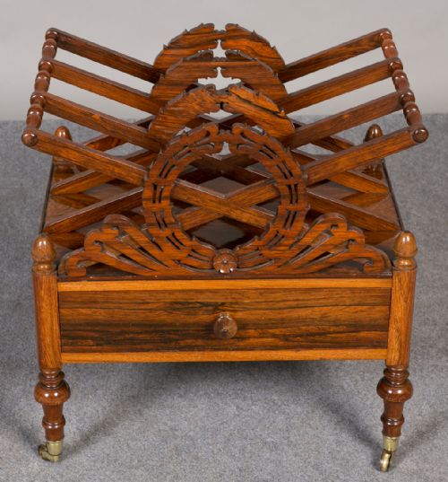 Rosewood Canterbury Magazine Rack