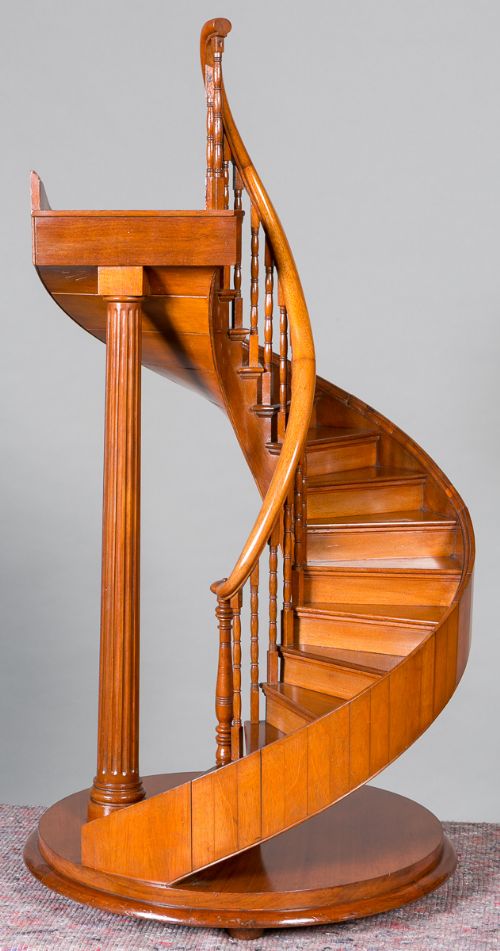 Superb Bespoke Scale Model Spiral Staircase
