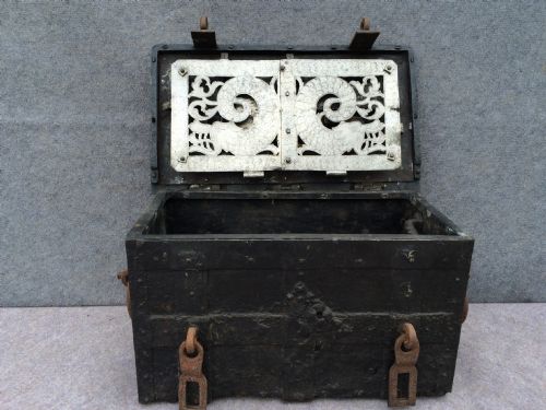 17th.c. Nuremberg or Ausburg "Armada" Iron Chest