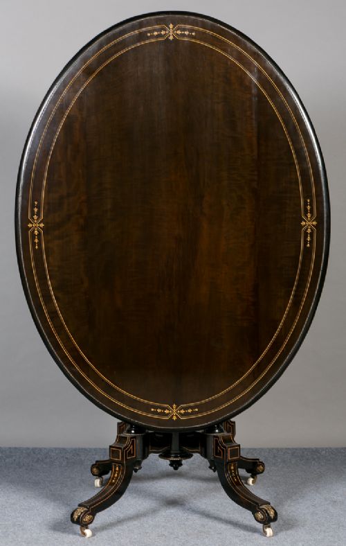 Fine Victorian Macassar Ebony Centre Table
