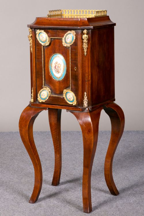 Small Cabinet with Sevres Plaques
