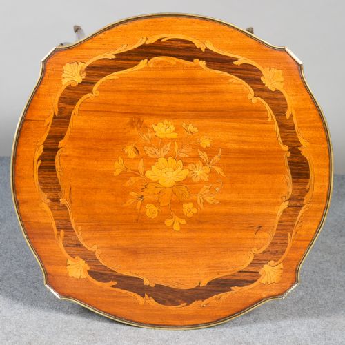 French Inlaid Occasional Table