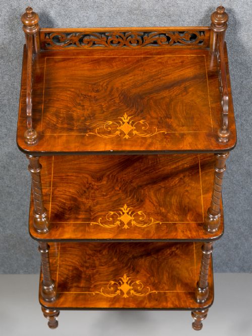 Victorian Walnut Whatnot