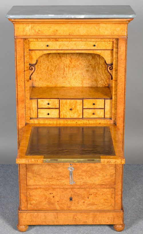 Burr Oak Secretaire Abattant