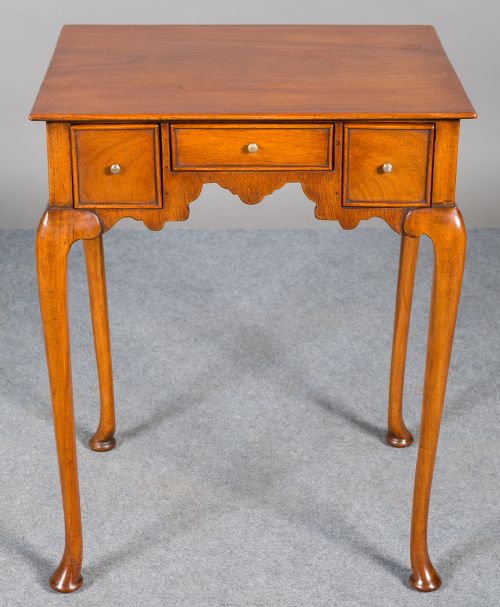 Small Antique Mahogany Side Table/low Boy