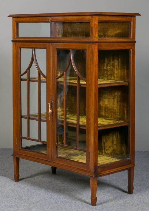 Edwardian Bijouterie Display Cabinet