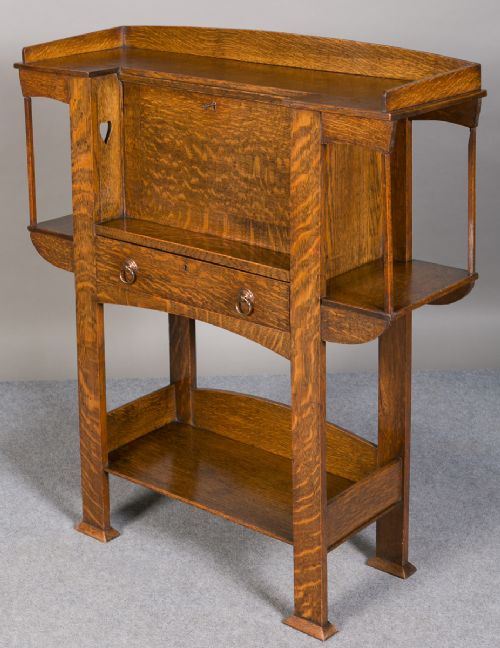 Arts and Crafts Bureau Bookcase