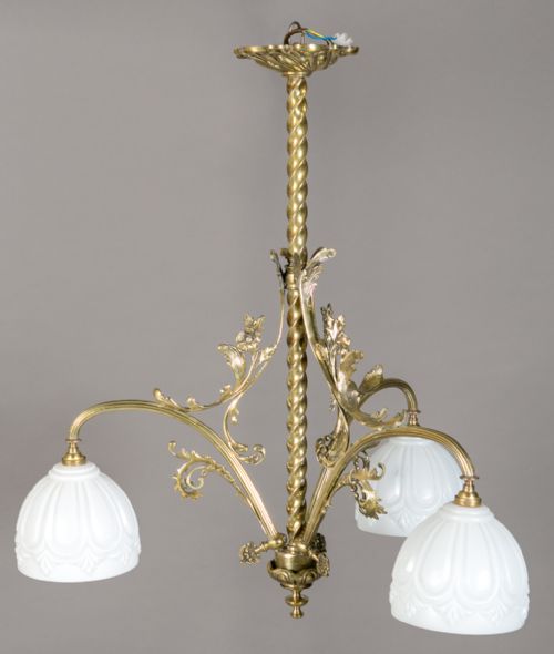 Antique Brass Centre Light