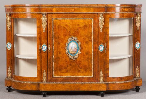 Superb Credenza with Sevre Plaques