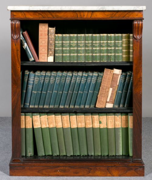 Small Rosewood Open Bookcase