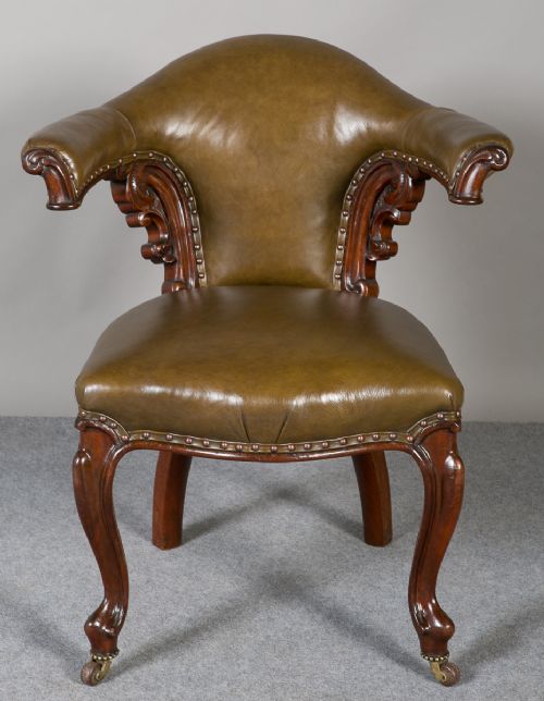 Victorian Mahogany Desk Chair