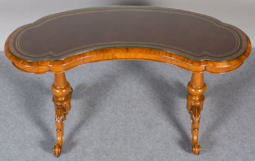 Large Kidney Shaped Writing or Dressing Table