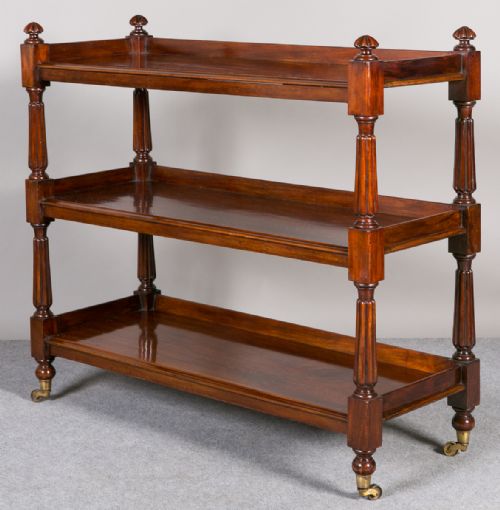 Antique Mahogany Dumb Waiter