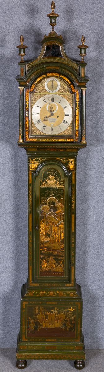 18th.c. London Lacquered Long Case Clock