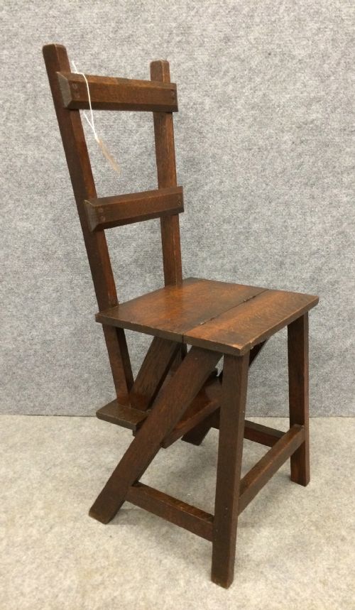 Arts & Crafts Metamorphic Chair/steps