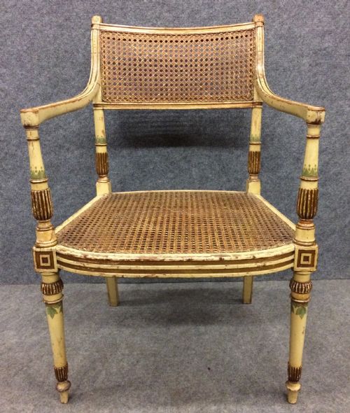 Regency Painted Elbow Chair