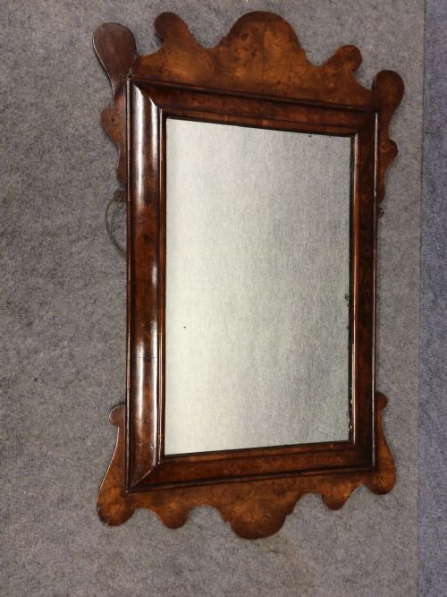 18th.c. Style Cushion Framed Mirror