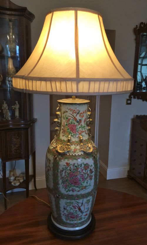 Large Chinese Canton Lamp