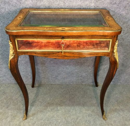 French Bijouterie Cabinet/display Table