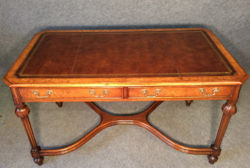 Burr Walnut Writing Table