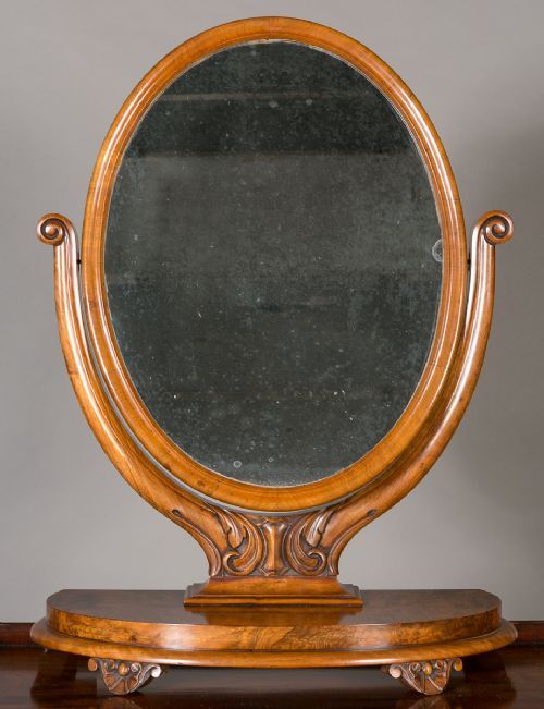 Victorian Walnut Dressing Mirror