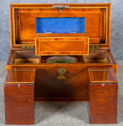 Tea Caddy with Secret Compartment