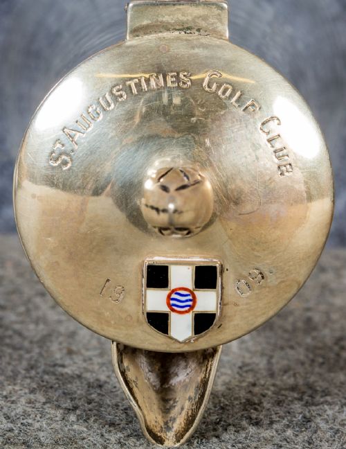 Golf Trophy Silver & Glass Claret Jug