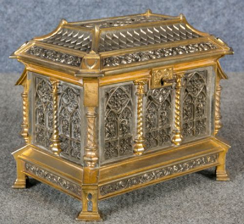 Superb Gothic Jewellery Casket