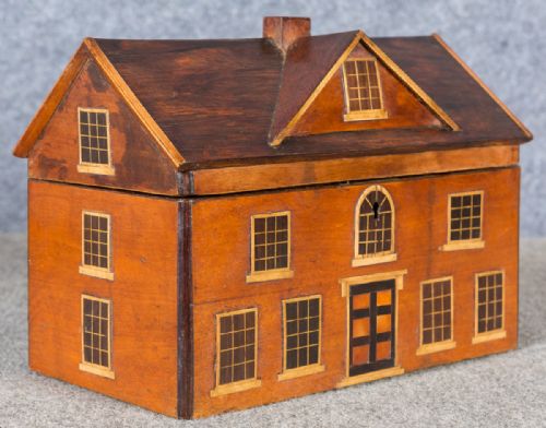 Georgian Manor House Tea Caddy