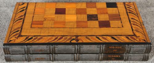 Indian Specimen Woods of Travancore Games Box