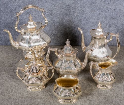 Superb Reed & Barton Silver Tea Service