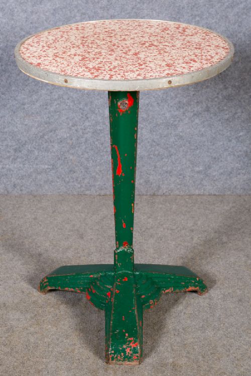 Lv Art Deco Cast Iron Table