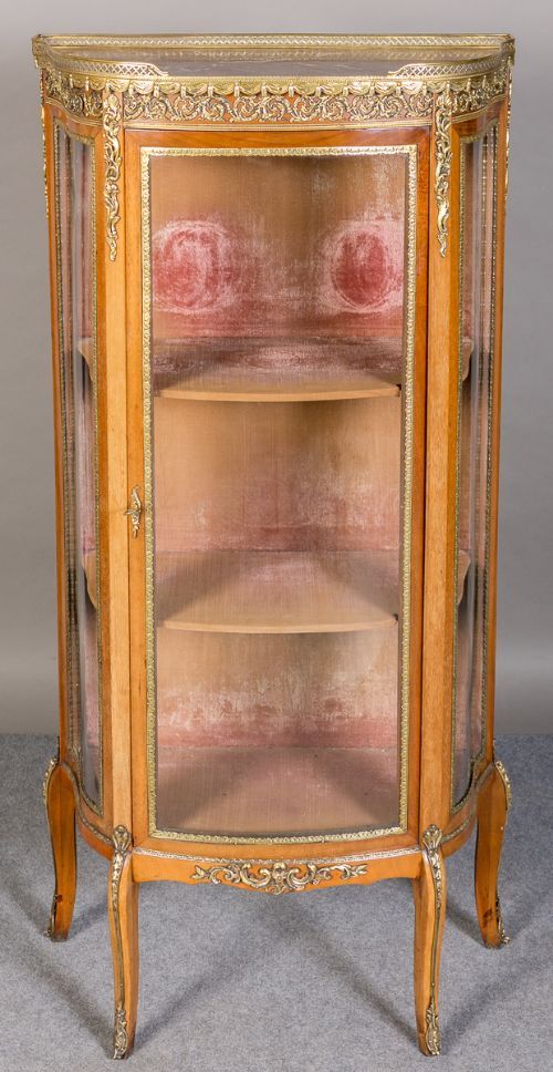 French Mahogany Vitrine